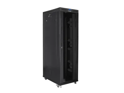 Lanberg rack cabinet 19" free-standing 42U/800x1200 (flat pack) with glass door lcd black v2
