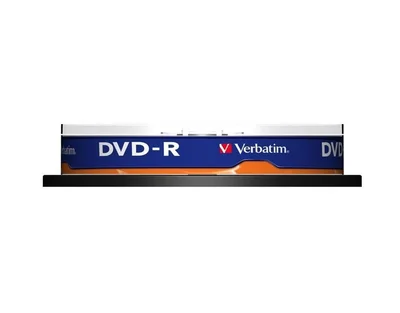 DVD-R диск Verbatim AZO 4.7GB 16x Matt Silver (10 броя в опаковка)