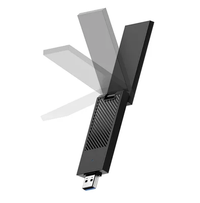 Безжичен адаптер CUDY – WU6500, Tri-Band Wi-Fi 7 BE6500, USB 3.0
