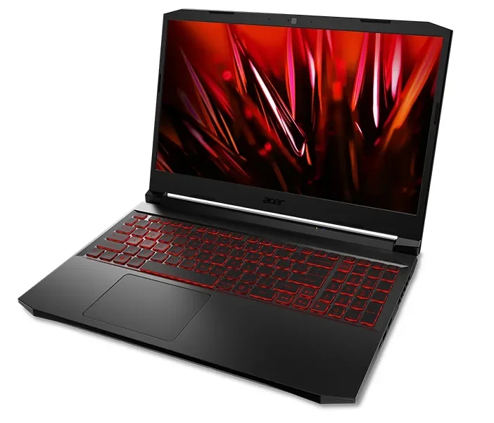 Лаптоп Acer Nitro 5 AN517-41-R5B7 17.3" QHD IPS 165Hz, AMD Ryzen 7 5800H, 16GB DDR4, 1TB NVMe SSD, RTX 3060 6GB, No OS, Черен