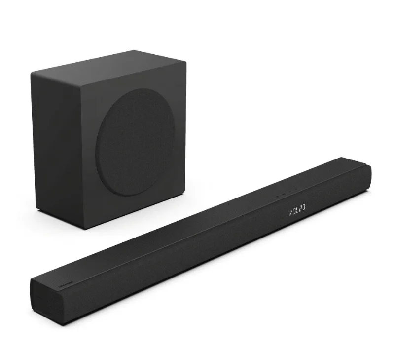 Hisense HS3100, 6-speaker surround sound system, 480W Total Output Power,6.5їWireless subwoofer, Rear surround speakers, Dolby Digital Plus and DTS Virtual:X, EzPlay and Bluetooth 5.3,Black