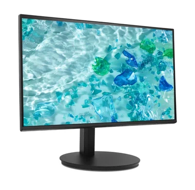 Acer Vero CB242YP6bmiprx, 23.8" FHD (1920x1080), IPS, 144Hz, 100M:1, 250nits, 4ms (GTG)/1ms(VRB), Adaptive Sync, VGA, HDMI, DP, Audio In/Out, ZeroFrame, Speakers, Ergostand, EnergyStar, EPEAT Gold, Energy Class B, Black, 3Y