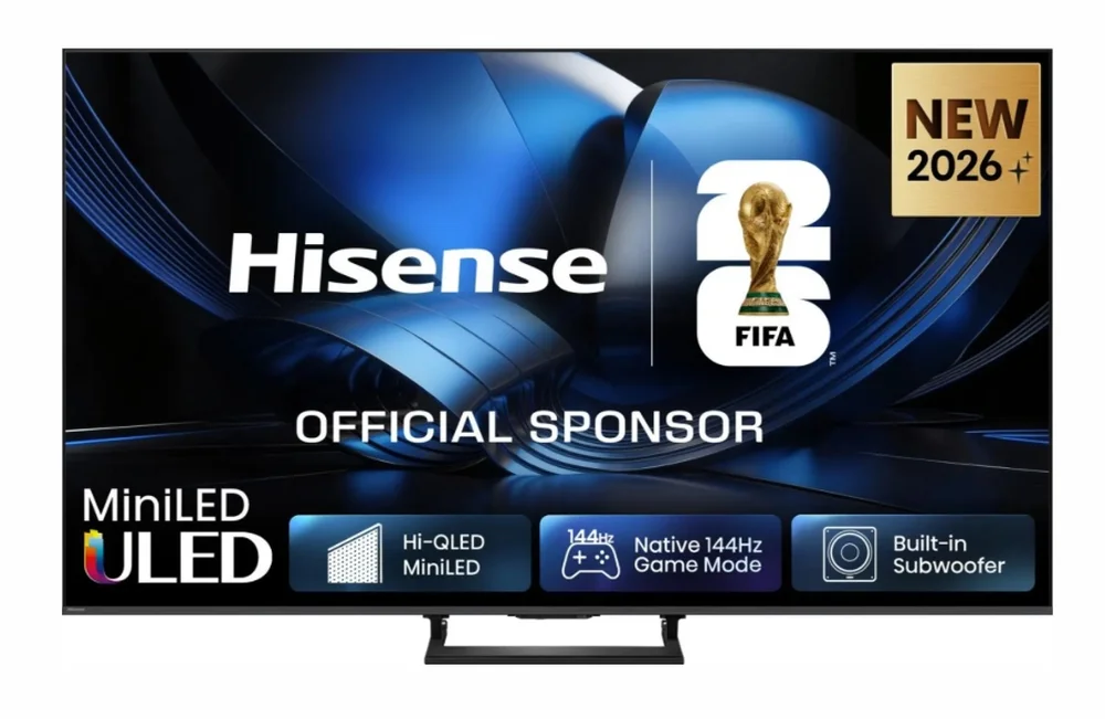 Hisense 85"U7SE, 4K Ultra HD 3840x2160, ULED, FALD, Quantum Dot, 144Hz, IPS, HDR 10+, HLG, Dolby Vision IQ, Dolby Atmos, Smart TV, WiFi 5GHz, WiFi Direct, BT, Anyview Cast,light sensor, 4xHDMI, 2xUSB, LAN, CI+, DVB-T2/C/S2, Black
