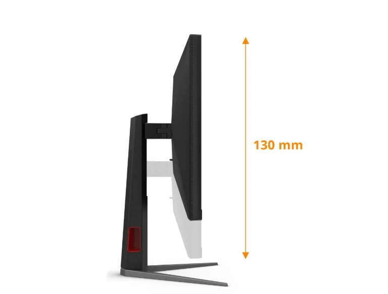 AOC U27G4XM, 27" Fast IPS MiniLED, 3840x2160@160Hz, 1ms GtG, 1200cd/m2, 1000:1, 80M:1 DCR, Adaptive Sync, FlickerFree, Low Blue Mode, Tilt, Height Adjust, Pivot, Swivel, HDMI, DP, USB hub