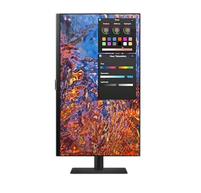 Samsung 27B800, 27" IPS LED, 60 Hz, 5 ms GTG, 3840x2160, 300 cd/m2, Flicker Free, PBP, PIP, USB-C 90W, 3xUSB 3.0, Display Port 1.4, 2xHDMI 2.2, Black + Logitech MK250 - Graphite - USINTL
