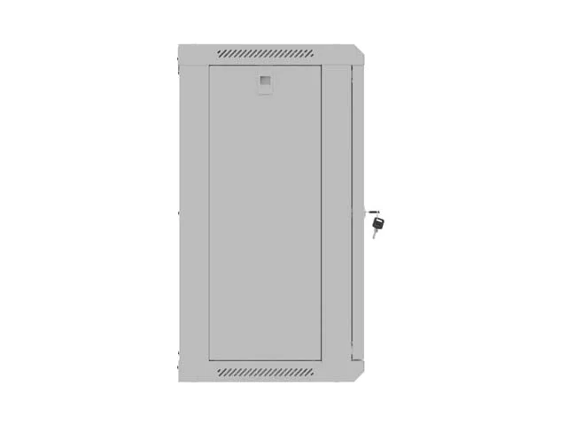 Lanberg Rack Cabinet, 19" wall-mount 12U/540x350 (flat pack) with glass door, Grey