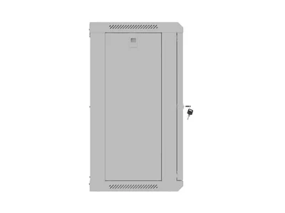 Lanberg Rack Cabinet, 19" wall-mount 12U/540x350 (flat pack) with glass door, Grey