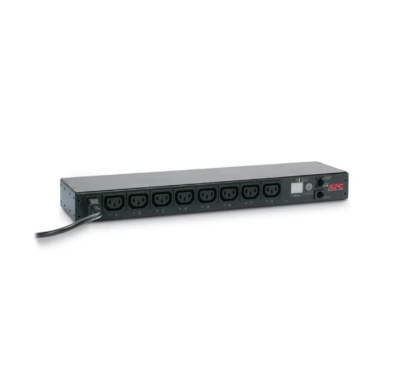 APC Rack PDU, Switched, 1U, 12A/208V, 10A/230V, (8)C13