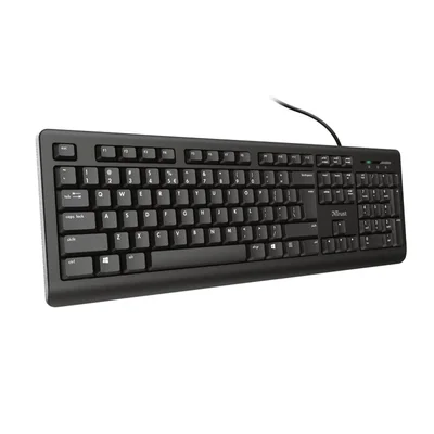 Клавиатура TRUST Primo, жична, USB, кирилизация БДС, черна