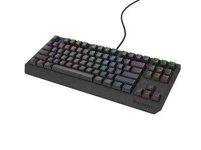 Гейминг клавиатура Genesis Thor 230 TKL Lite US Rainbow Outemu Red Hot Swap Черна