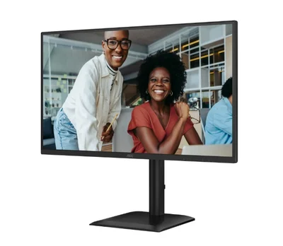AOC 27E4U, 27" IPS WLED, 1920x1080@120Hz, 4ms GtG, 300cd m/2, 1500:1, 20M:1 DCR, Adaptive Sync, FlickerFree, Anti Blue Light, 2Wx2, Tilt, Height Adjust, Pivot, Swivel, D-SUB, HDMI, USB Hub