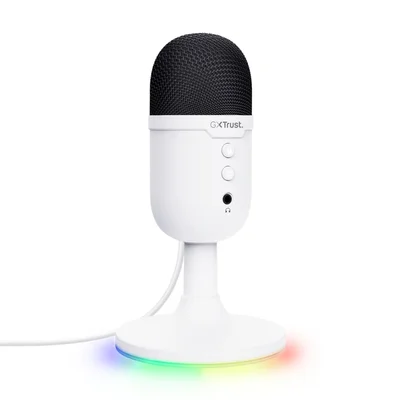 Микрофон TRUST GXT234W Yunix USB, бял