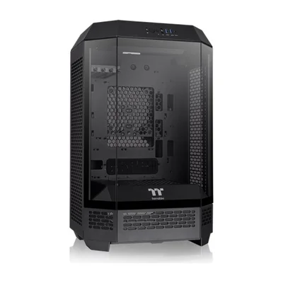 Кутия за компютър Thermaltake Tower 300 Black Micro Tower, прозрачен страничен капак