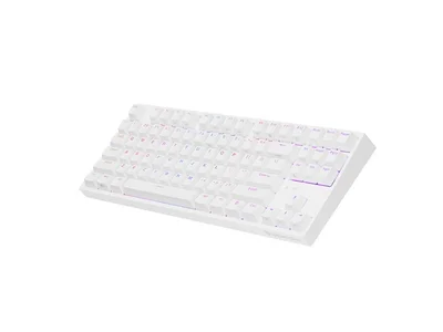 Геймърска клавиатура Genesis Thor 404 TKL White RGB Kailh Box Brown US Layout