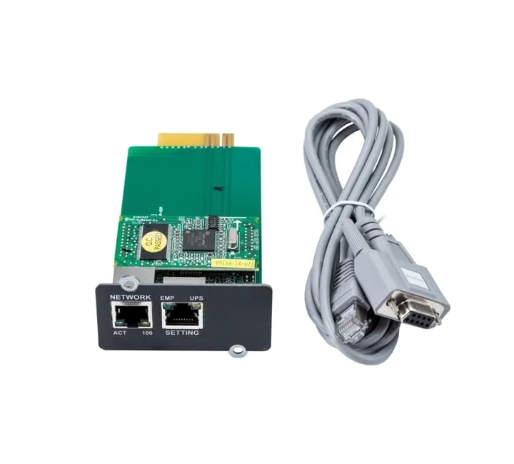 ABB Winpower SNMP Card PowerValue For PowerValue only. Includes SPS software. Supports SNMP. Not suitable for 11T G2 1-3k