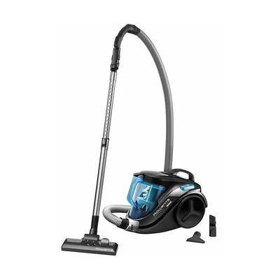 Прахосмукачка Rowenta RO3731EA Compact Power 750W без торба, черна/синя