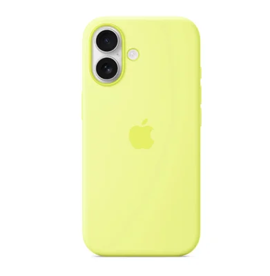 Apple iPhone 17 Silicone Case with MagSafe - Neon Yellow