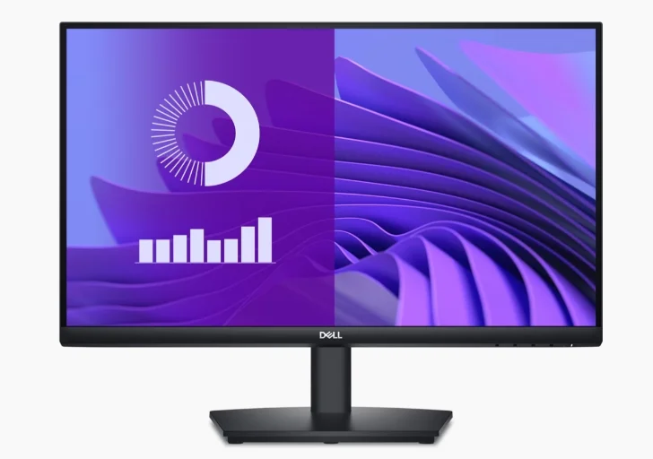 Монитор Dell E2425HS 23.8" VA Full HD 75Hz, регулируема стойка, черен
