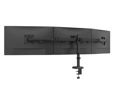 Стойка за монитор Neomounts Nero, тройна, за екрани 10"-27", черна