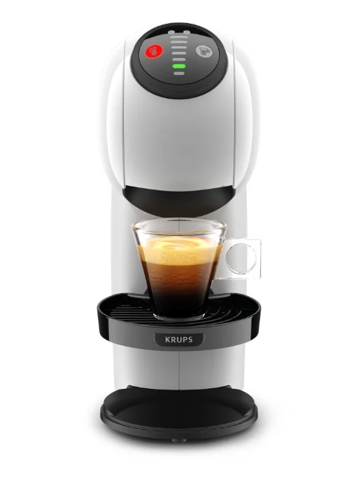 Кафемашина Krups Genio S KP243110 капсулна, 15 bar, 1500 W, 0.8 l, Бяла