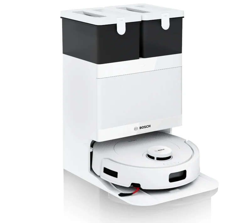 Робот прахосмукачка Bosch Spotless 2+ BCR2S1W, бял, i-DOS, Antibacterial M6 филтър