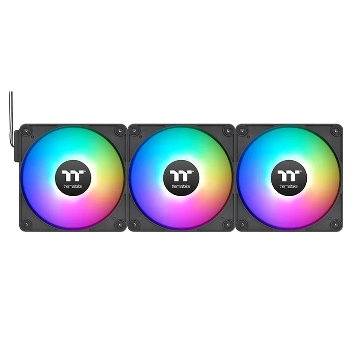 Комплект вентилатори за компютър Thermaltake CT120 EX Reverse ARGB Sync, 120 мм, 3 броя, магнитно свързване