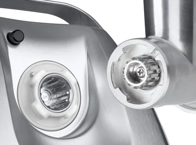 Bosch MFW67450, Meat mincer, ProPower 2000W, 3,5 kg/min, nr. 8, 3 sieves, kebbe attachment, juice extractor, reverse function, fruit press