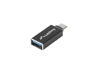 USB адаптер Lanberg USB-C 3.1 (мъжки) към USB-A (женски) Black