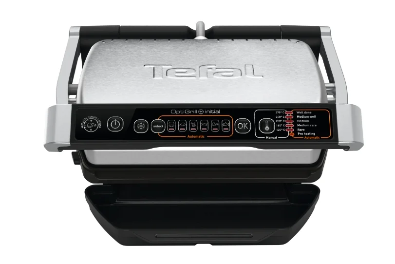 Контактен грил TEFAL Optigrill Initial GC706D34 2000W, сваляеми плочи