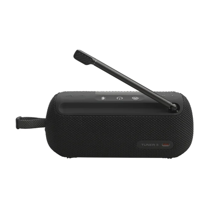 JBL TUNNER3 BLK Portable DAB/DAB+/FM radio with Bluetooth