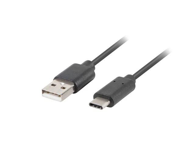 Lanberg USB-C(M) ->  USB-A (M) 2.0 cable 0.5m, black