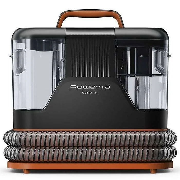 Прахосмукачка Rowenta IN5011F0 Instant Clean It ръчна, 400W, мокро почистване, без торбичка, черна