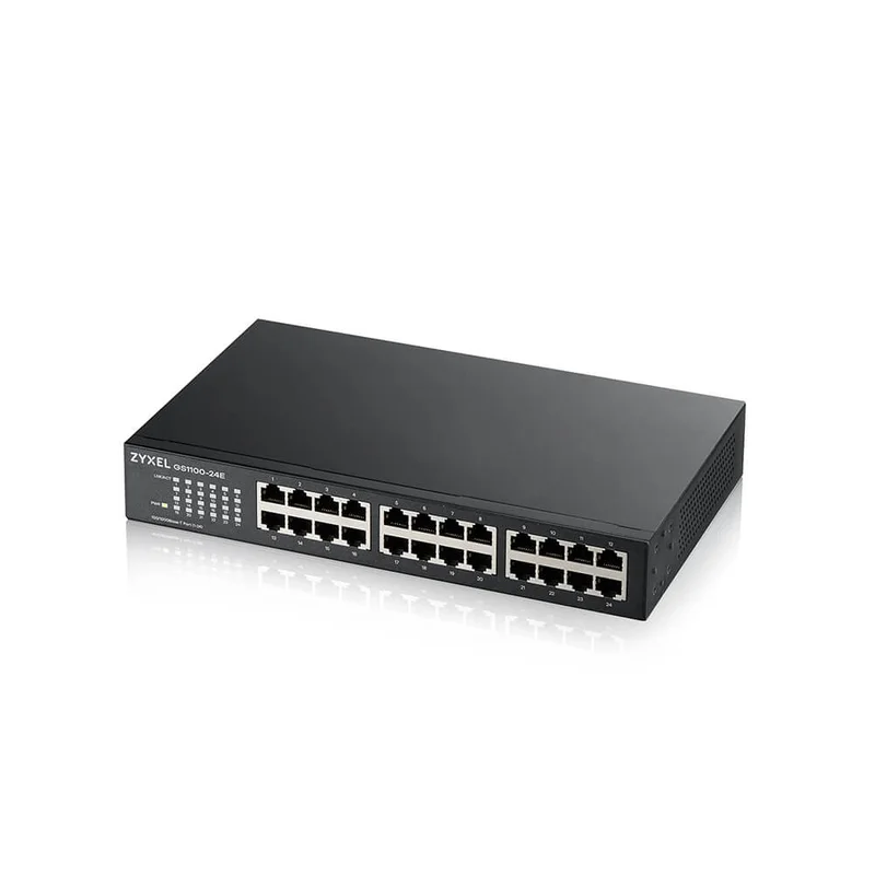 Мрежов суич ZyXEL – GS1100-24Ev4, 24 порта, 10/100/1000Base-T, неуправляем