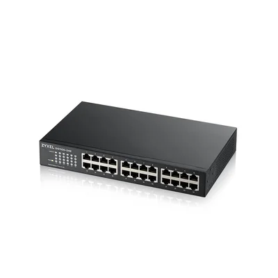 Мрежов суич ZyXEL – GS1100-24Ev4, 24 порта, 10/100/1000Base-T, неуправляем