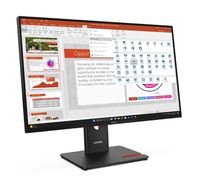 Монитор Lenovo ThinkVision T27-40 27" IPS Full HD 120Hz черен