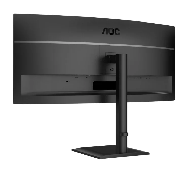 AOC CU34E4CV, 34" Curved 1500R VA WLED, 3440x1440@120Hz, 4ms GtG, 350cd m/2, 3500:1, 20M:1 DCR, Adaptive Sync, FlickerFree, Anti Blue Mode, 5Wx2, Tilt, Height Adjust, Swivel, 2xHDMI, DP, USB hub, RJ45