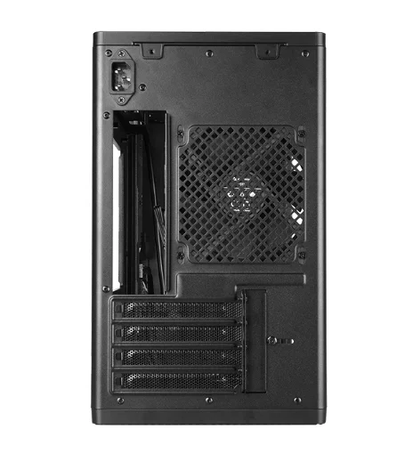 Кутия за компютър Chieftec UNI Micro Tower черен прозрачен страничен панел
