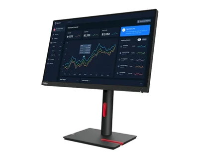 Монитор Lenovo ThinkVision T22i-30 21.5" FHD IPS, 4ms, 250cd/m2, 1000:1, 60Hz, USB хъб, HDMI, DP, VGA, регулируема стойка