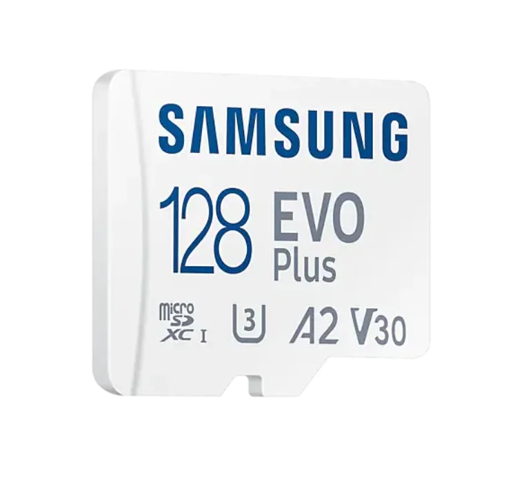 Samsung 128GB micro SD Card EVO Plus with Adapter, Class10, Transfer Speed up to 160MB/s
