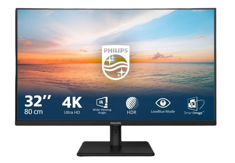 Philips 32E1N1800LA, 31.5" VA WLED, 3840x2160@60Hz, 4ms GtG, 300cd m/2, 3500:1, Mega Infinity DCR, Adaptive Sync, FlickerFree, Blue Light tech. Soft., 2Wx2, Tilt, 2xHDMI, DP