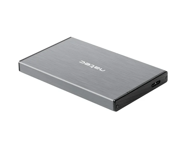 Natec External HDD/SSD Enclosure Rhino Go SATA 2.5" USB 3.0 Grey