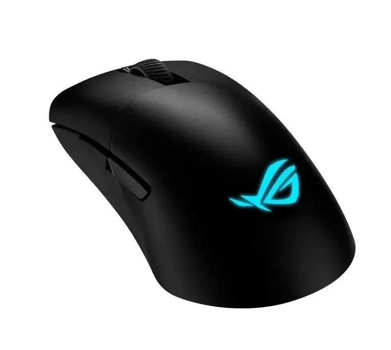 Asus ROG Keris Wireless AimPoint Gaming Mouse, Tri-mode connectivity (2.4GHz RF, Bluetooth, Wired), 36000 DPI sensor, 5 programmable buttons, ROG SpeedNova, Replaceable switches, Paracord cable, Black