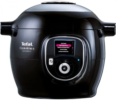 Мултикукър Tefal Cook4me Connect CY855830, 6L, 150 български рецепти, черен