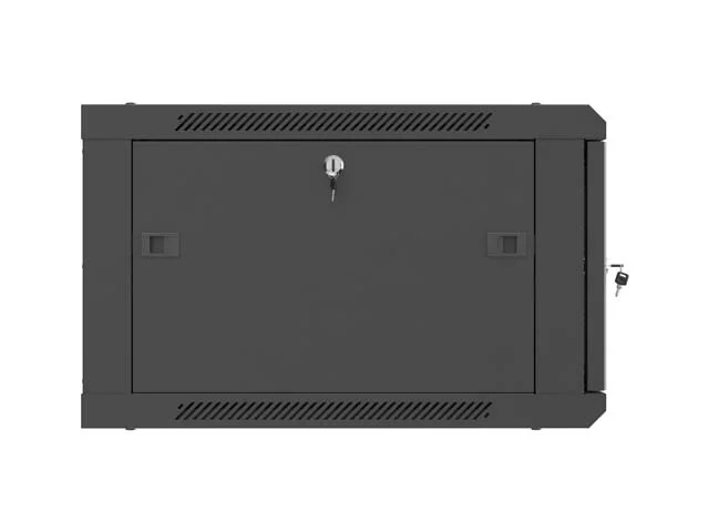 Lanberg rack cabinet 19" wall-mount 6U / 600x600 for self-assembly (flat pack), black