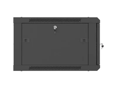 Lanberg rack cabinet 19" wall-mount 6U / 600x600 for self-assembly (flat pack), black