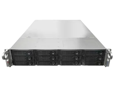 Asustor AX7012R Xpanstor 12Rl, 12 Bay Rackmount NAS Storage Capacity Expander, 12 x SAS3 12Gb/s; SATA3 6Gb/s; 3.5" HDD, Redundan 650W, Rail, Black