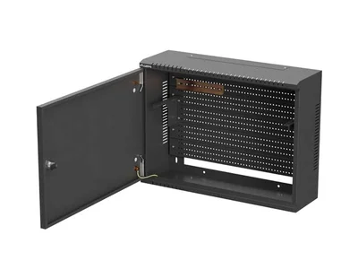 Комуникационен шкаф LANBERG – TPR 10" & 19", 3U, 560x420x180 mm, черен