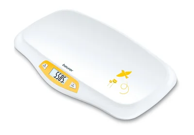 Бебешка везна Beurer BY 80, 20 кг, LCD дисплей, функция задържане