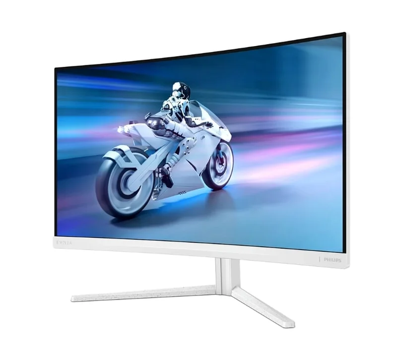 Монитор Philips 27M2C5501/00 27" Curved Fast VA WLED 2560x1440 180Hz 1ms бял