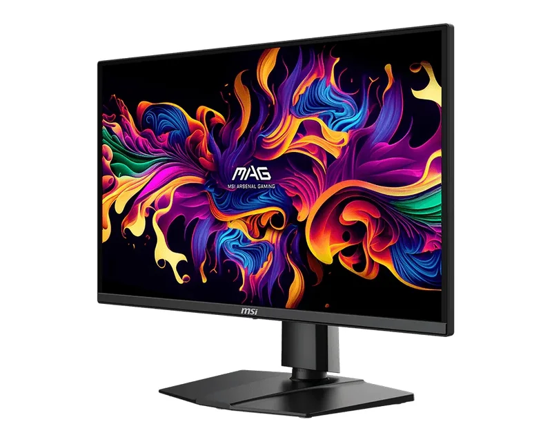 Монитор MSI MAG 272QP QD-OLED, 26.5", QD-OLED, 240Hz, 0.03ms, 2560x1440, FreeSync Premium, G-SYNC съвместим, Pivot